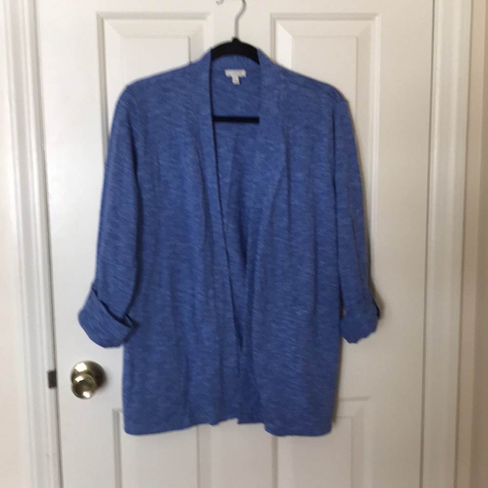 Talbots open front cardigan